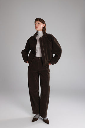 מכנסי דאלי חום כהה