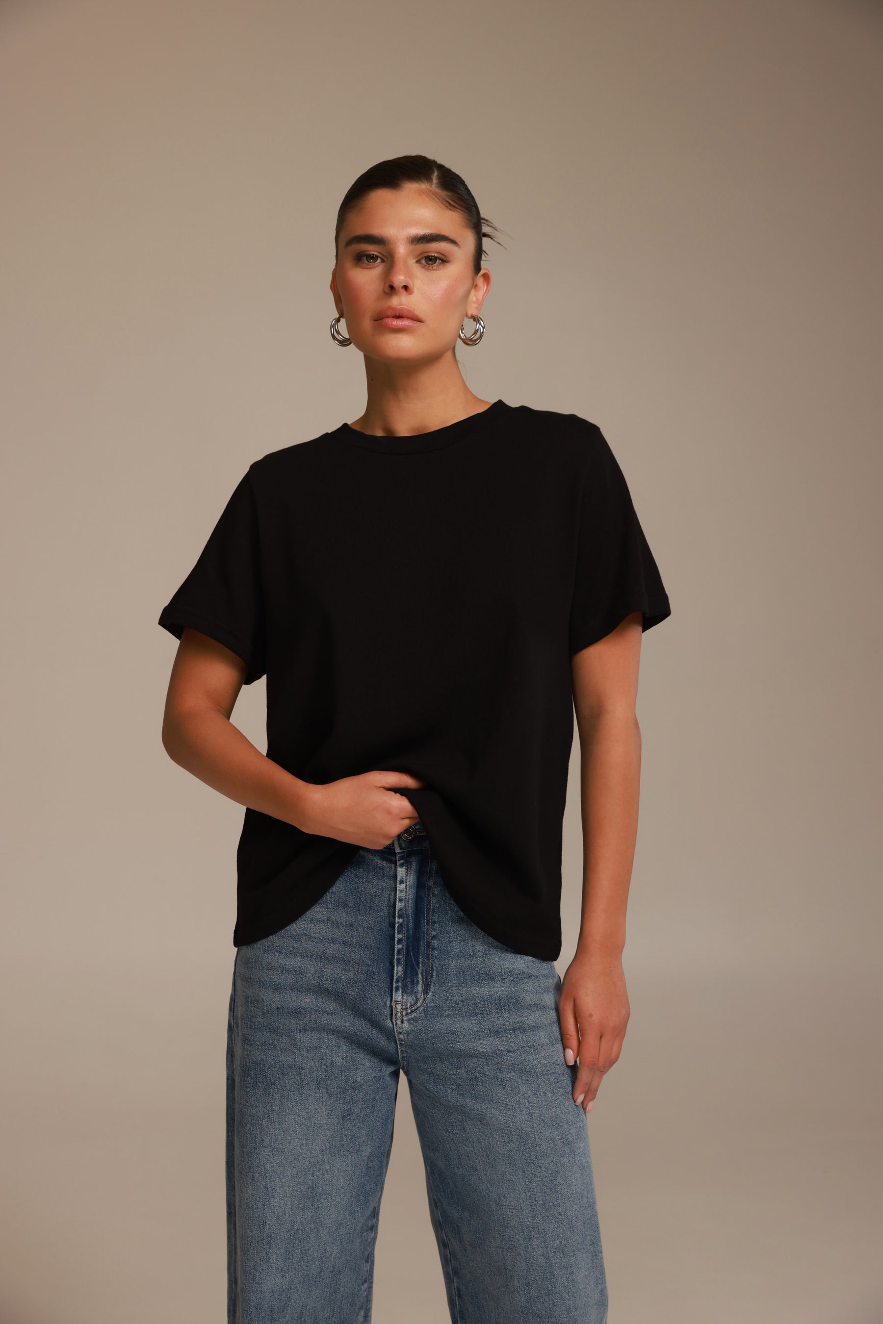 חולצת ריאל שחורה