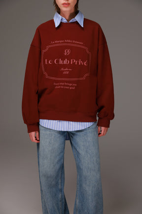 סוויטשירט קליבלנד בורדו