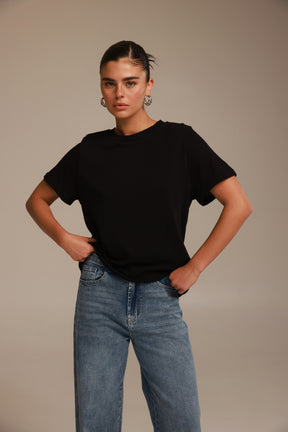 חולצת ריאל שחורה