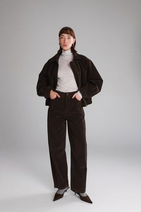 מכנסי דאלי חום כהה