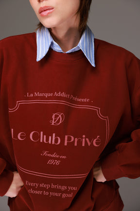 סוויטשירט קליבלנד בורדו