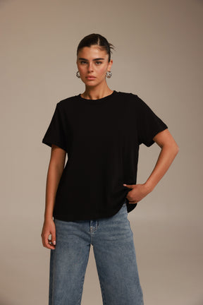 חולצת ריאל שחורה