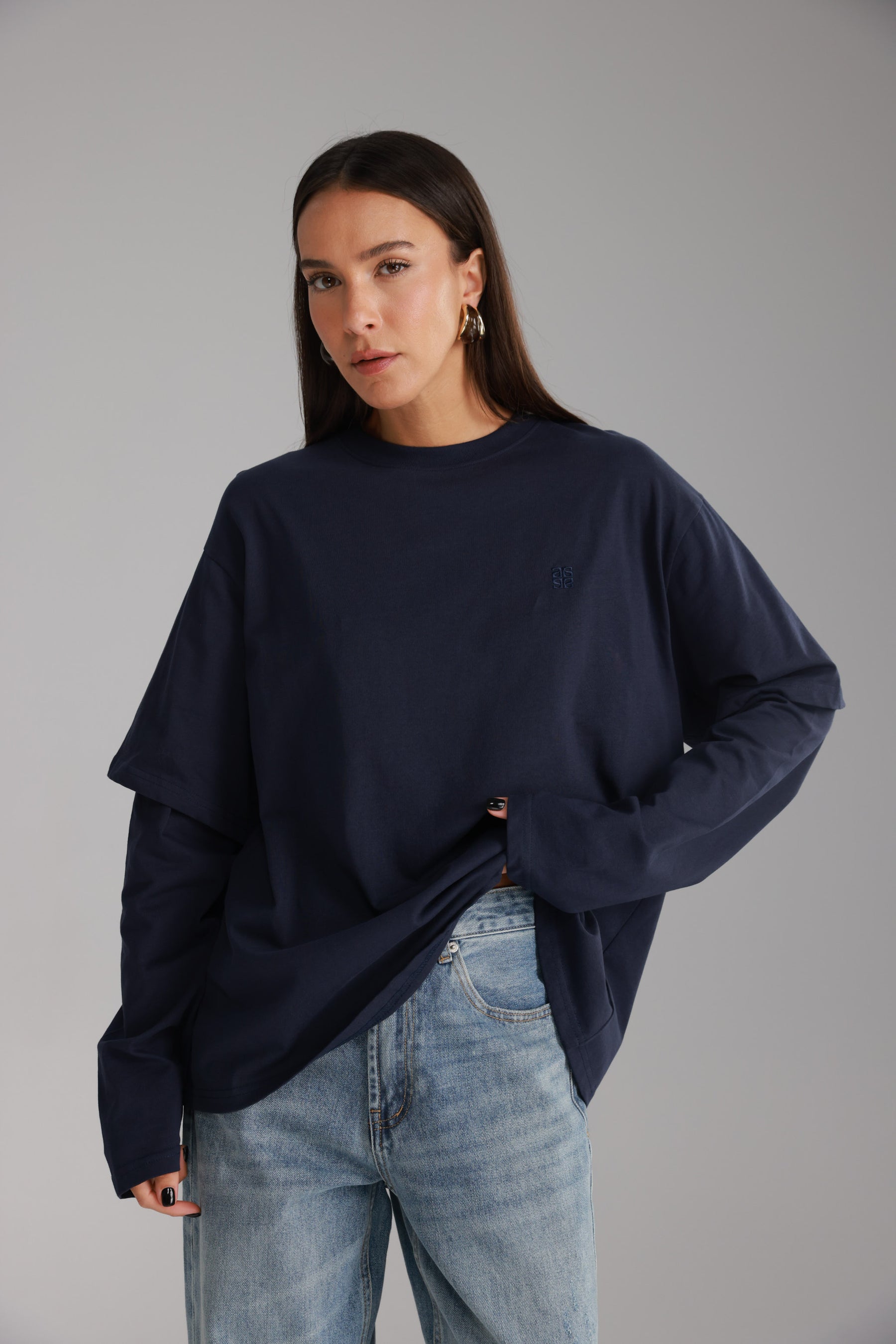 חולצת ולנטינה נייבי