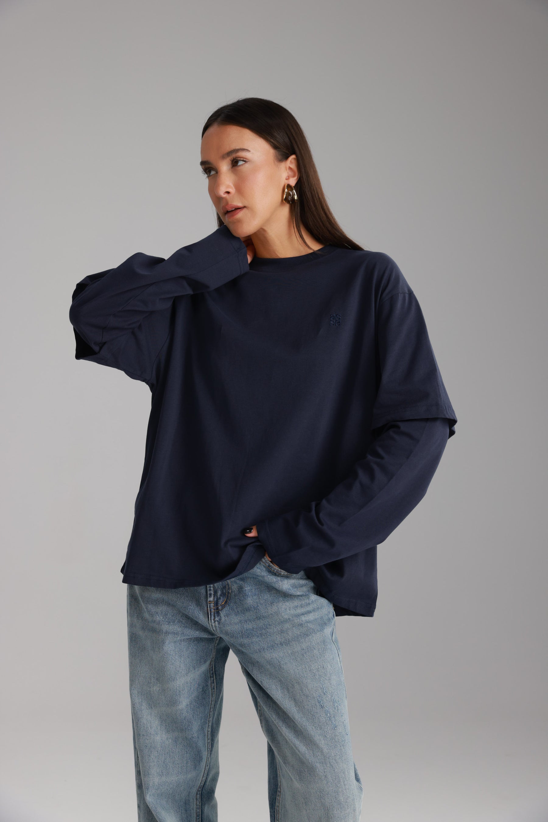 חולצת ולנטינה נייבי