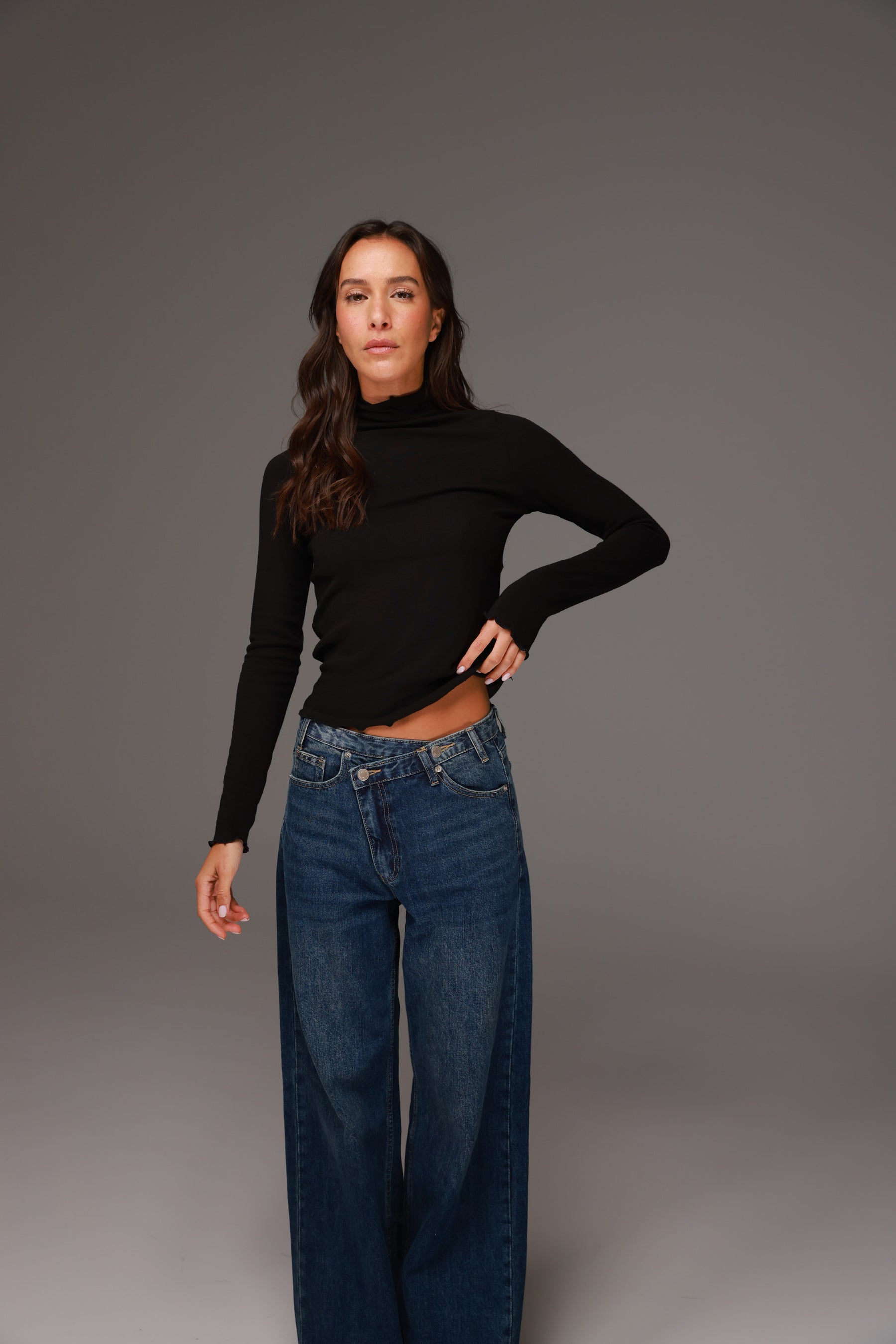 חולצת גולף ספנסר שחורה