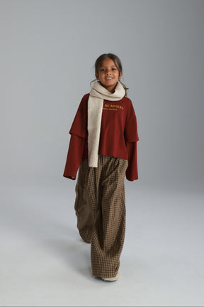 חולצת מוני בורדו