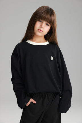 חולצת פייל שחורה