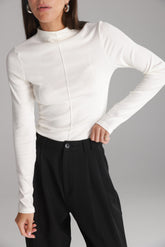 חולצת קרוליין לבנה