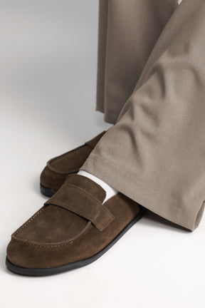 כפכפי ניקה חום כהה