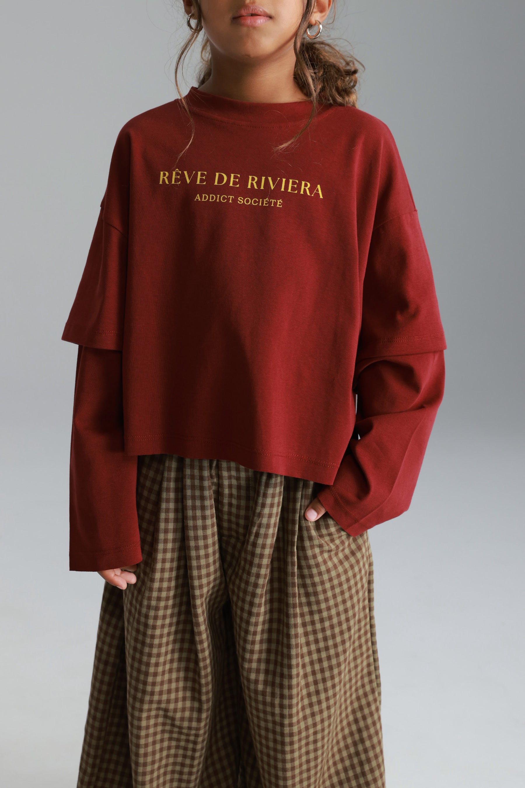 חולצת מוני בורדו