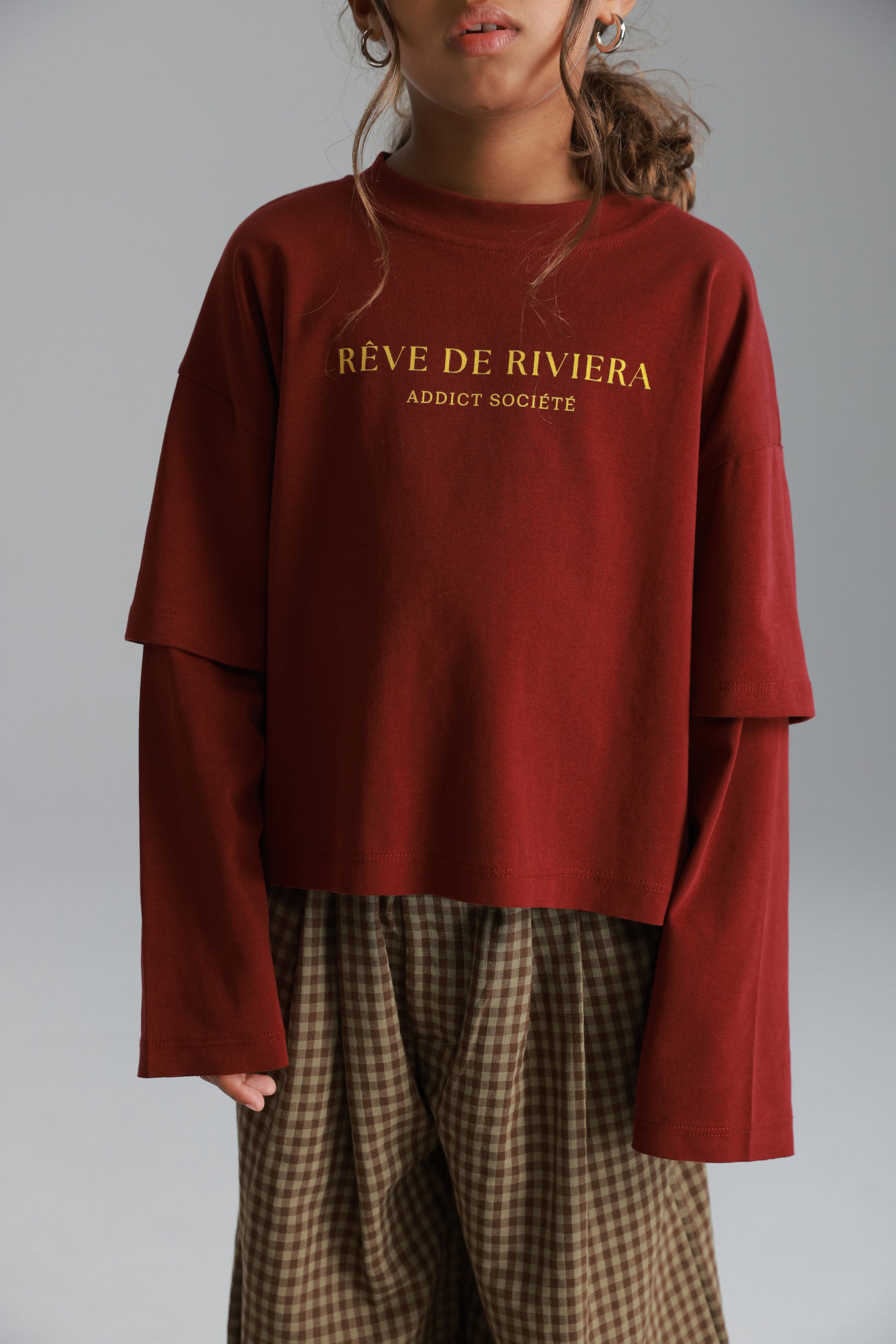 חולצת מוני בורדו