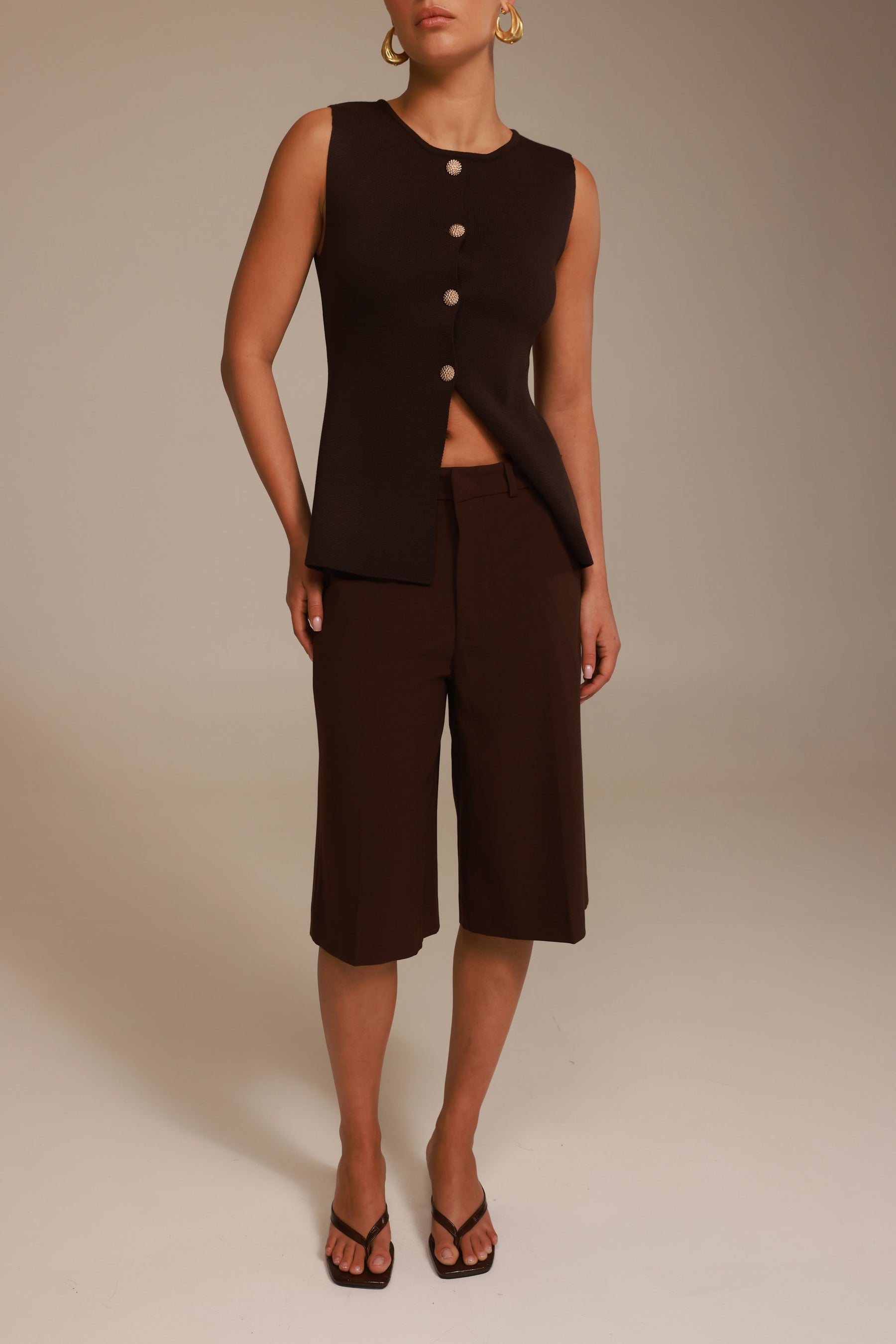 מכנסי ראנטה חומים