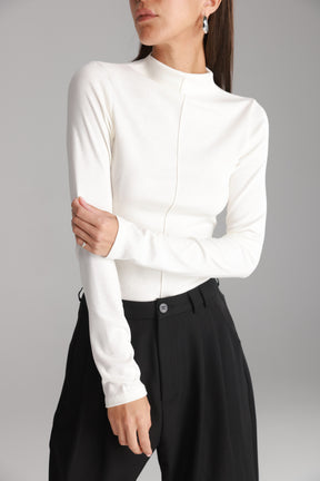 חולצת קרוליין לבנה