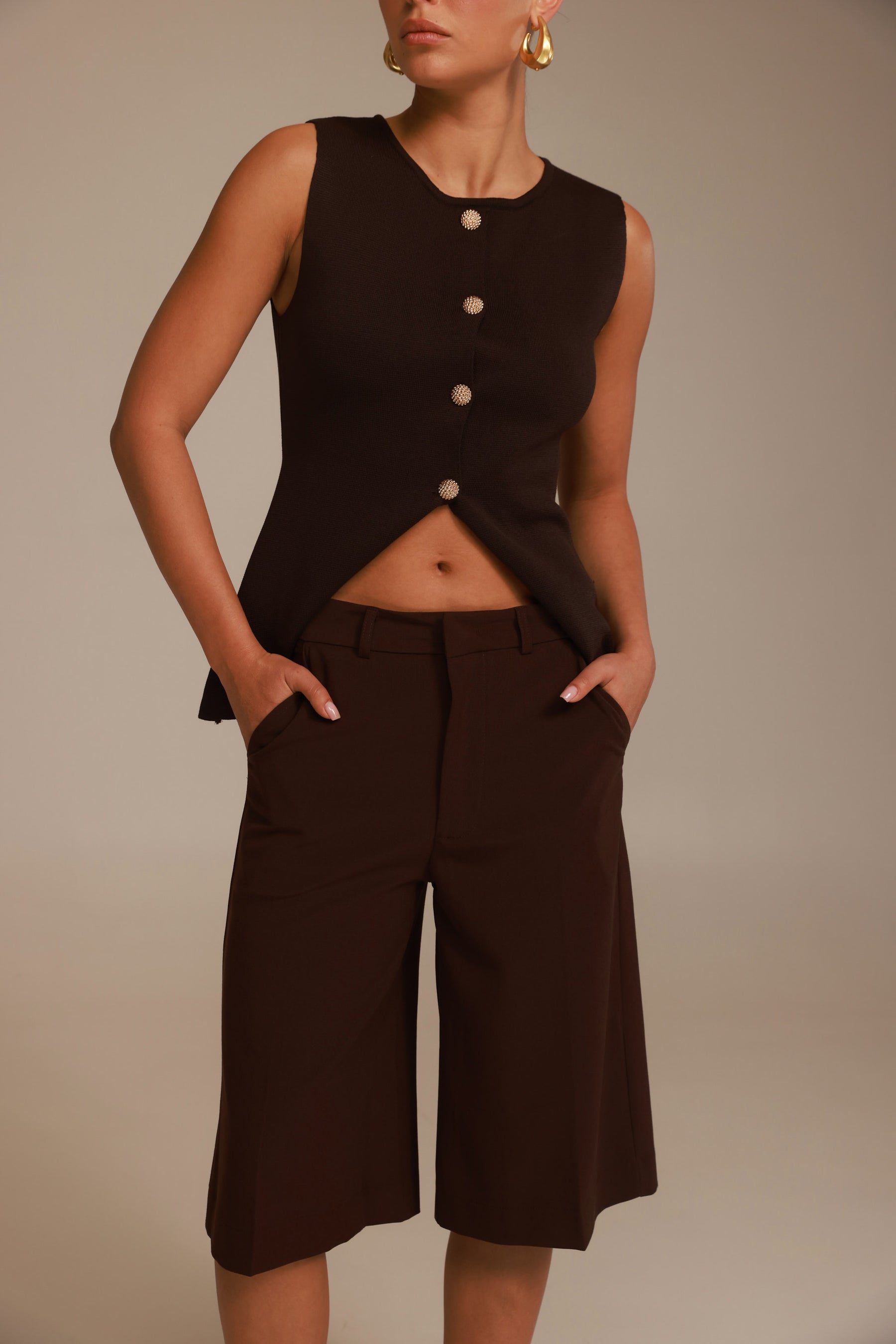 מכנסי ראנטה חומים