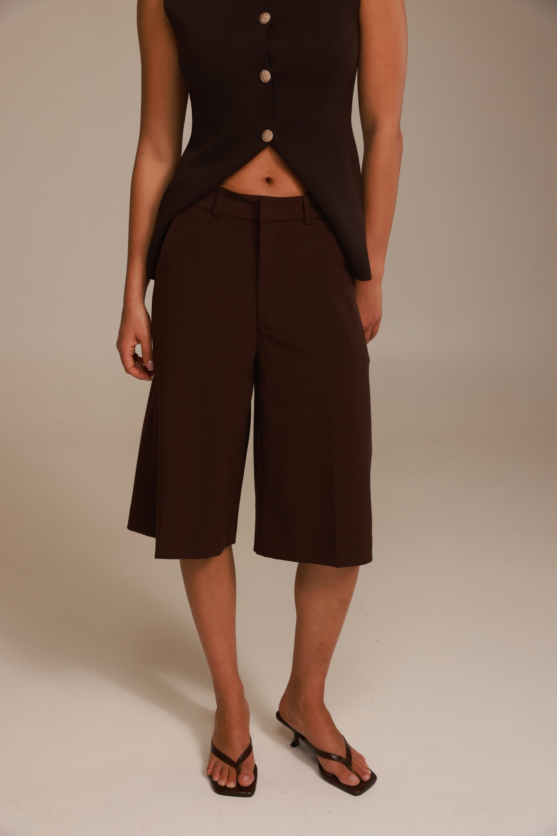 מכנסי ראנטה חומים