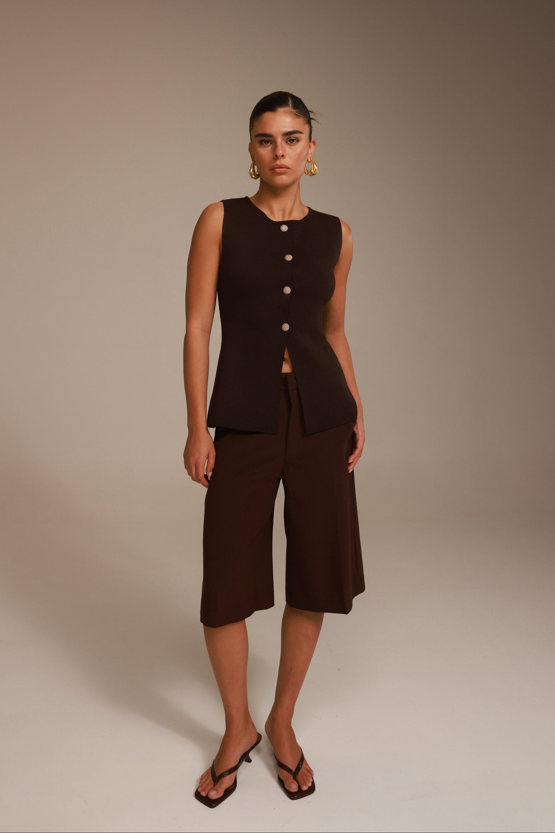 מכנסי ראנטה חומים