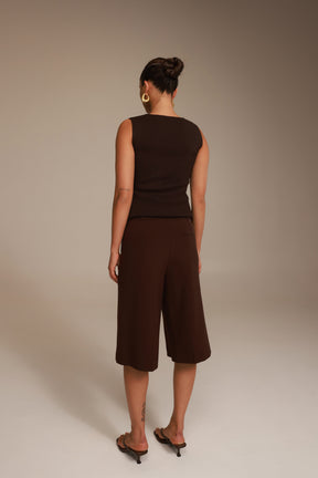 וסט רייצ'ל חום כהה