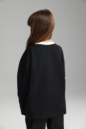 חולצת פייל שחורה