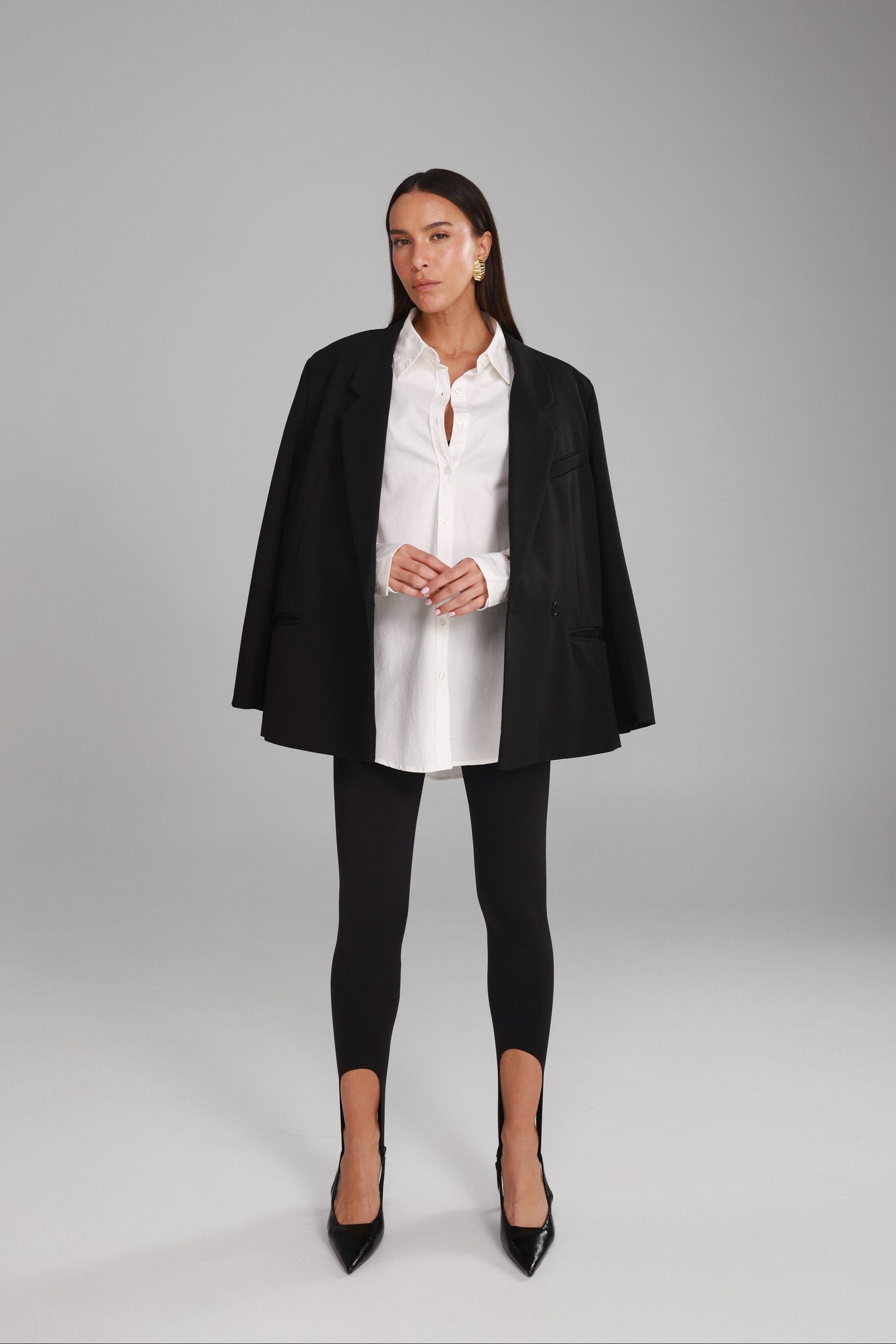 חולצת סופי מכופתרת לבנה