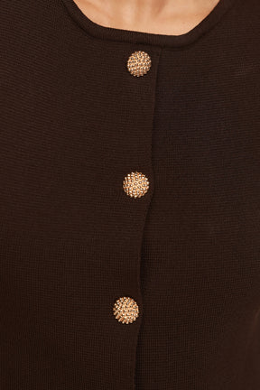 וסט רייצ'ל חום כהה