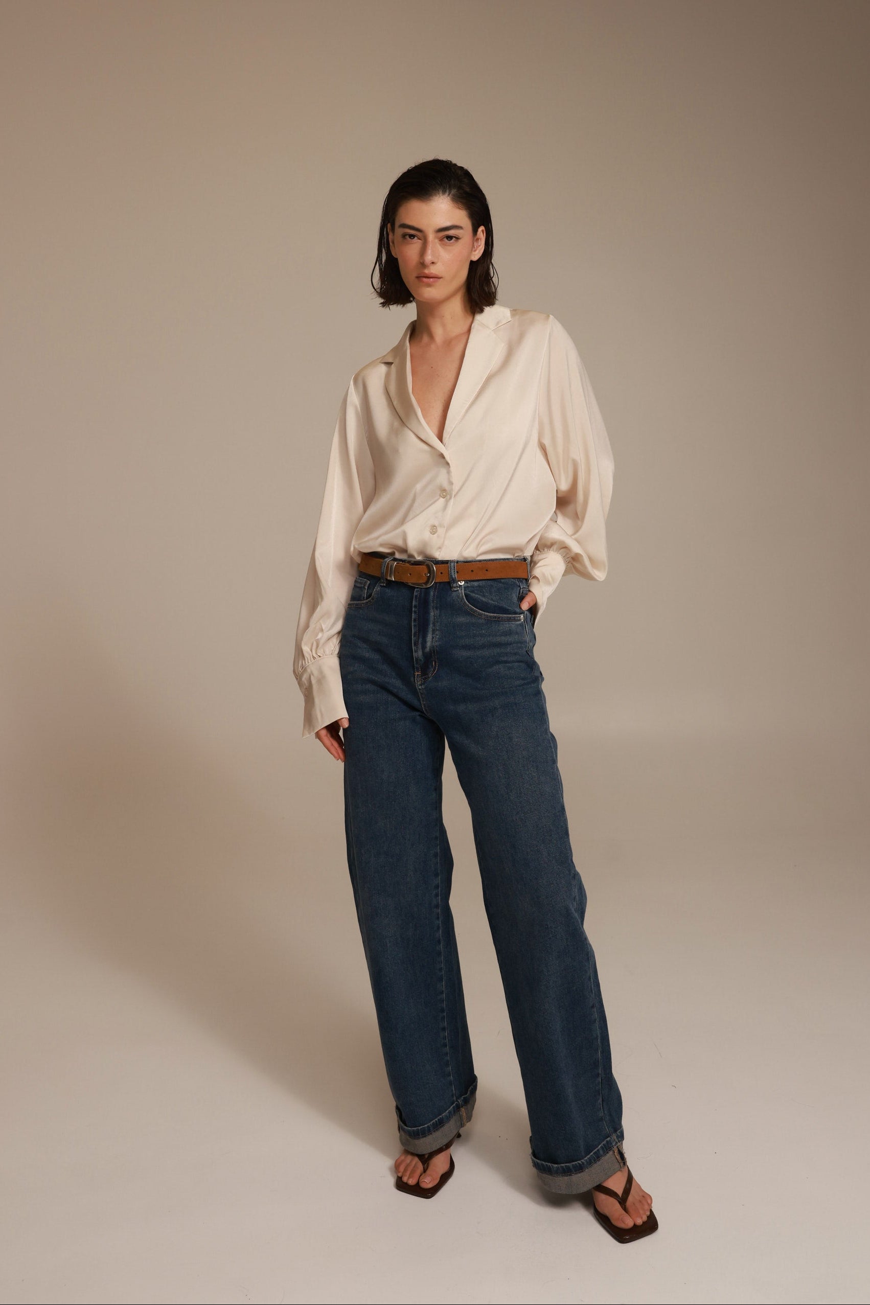 ג'ינס נויה כחול