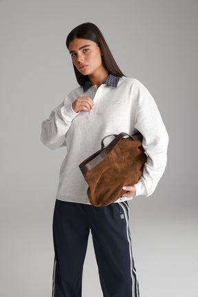 חולצת מרגרט אפור בהיר