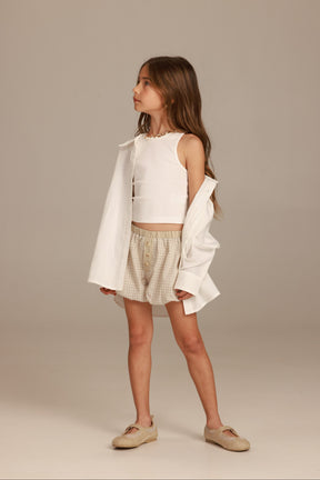 גופיית אנאלי לבנה