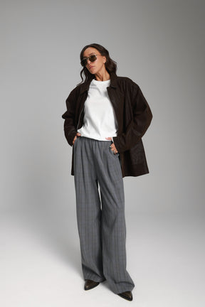 מכנסי ביאטריס אפורים