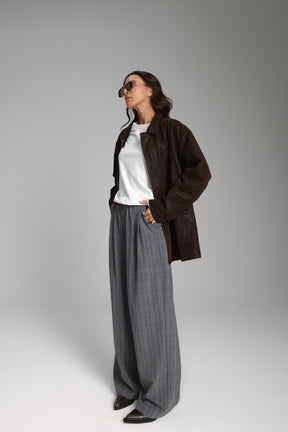 מכנסי ביאטריס אפורים