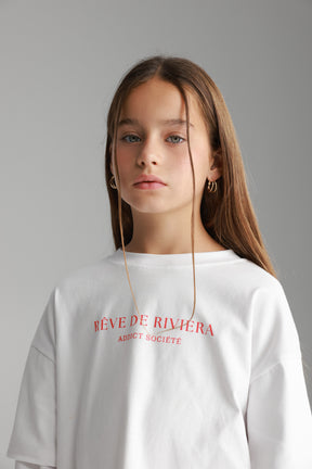 חולצת מוני לבנה