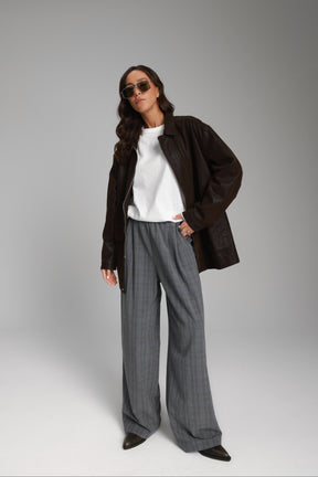 מכנסי ביאטריס אפורים