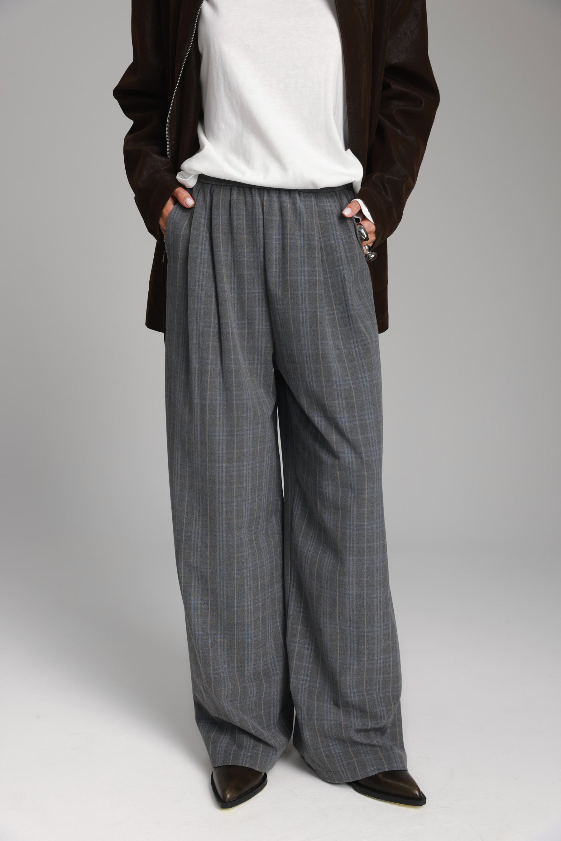 מכנסי ביאטריס אפורים