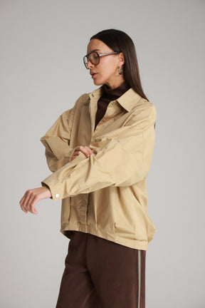 חולצת ארי מכופתרת חאקי