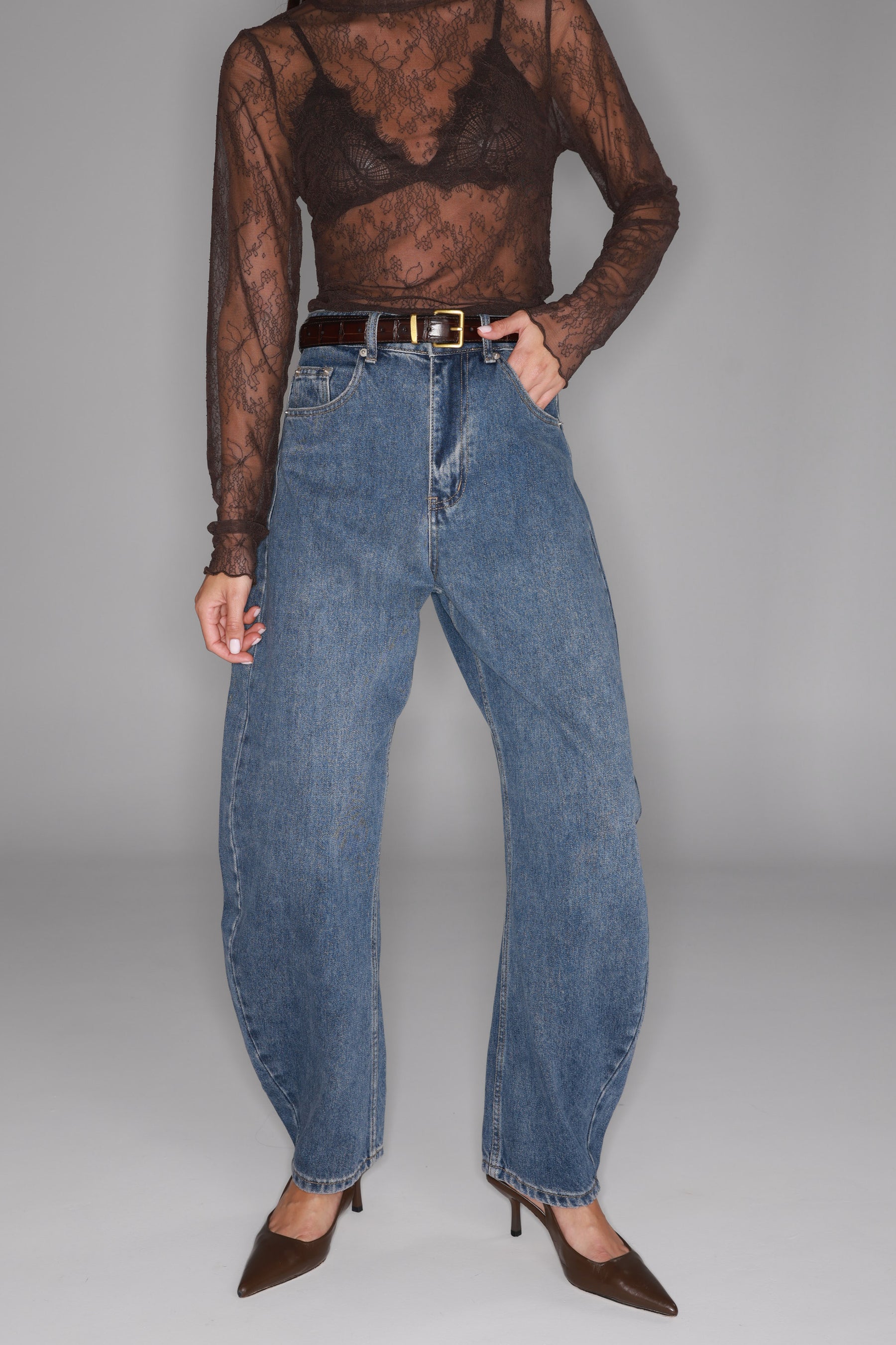 ג'ינס קייטלין כחול