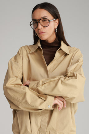 חולצת ארי מכופתרת חאקי