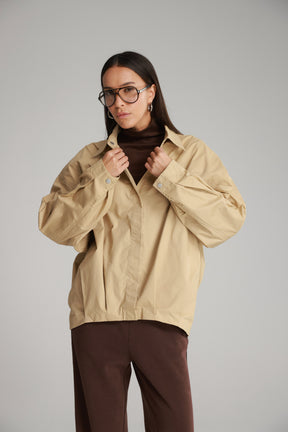 חולצת ארי מכופתרת חאקי