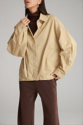 חולצת ארי מכופתרת חאקי