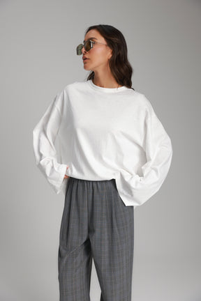 חולצת נדיה לבנה