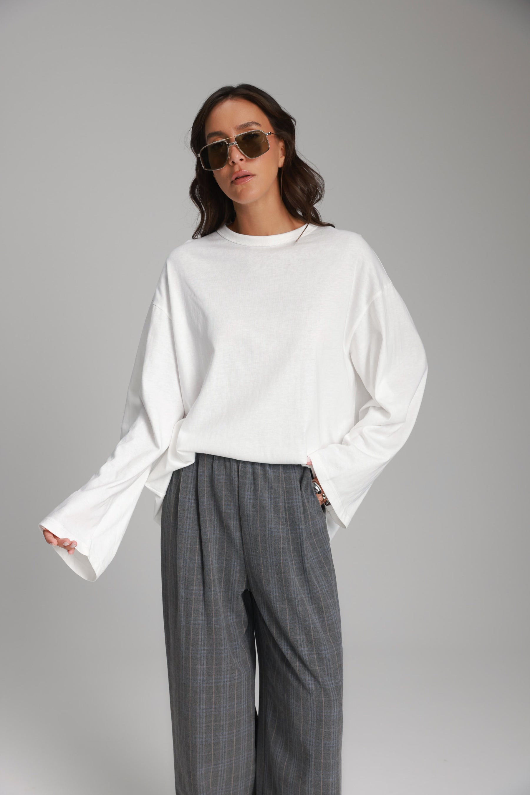 חולצת נדיה לבנה