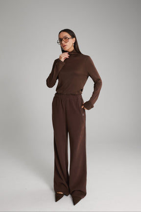 מכנסי ג'ולי חומים