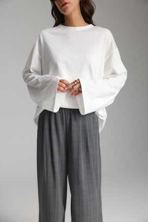 חולצת נדיה לבנה