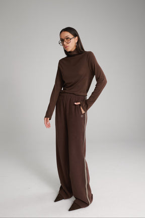 מכנסי ג'ולי חומים