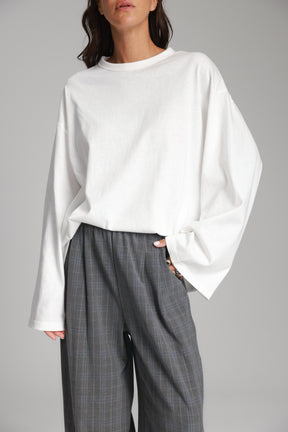 חולצת נדיה לבנה