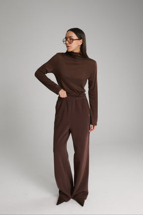 מכנסי ג'ולי חומים