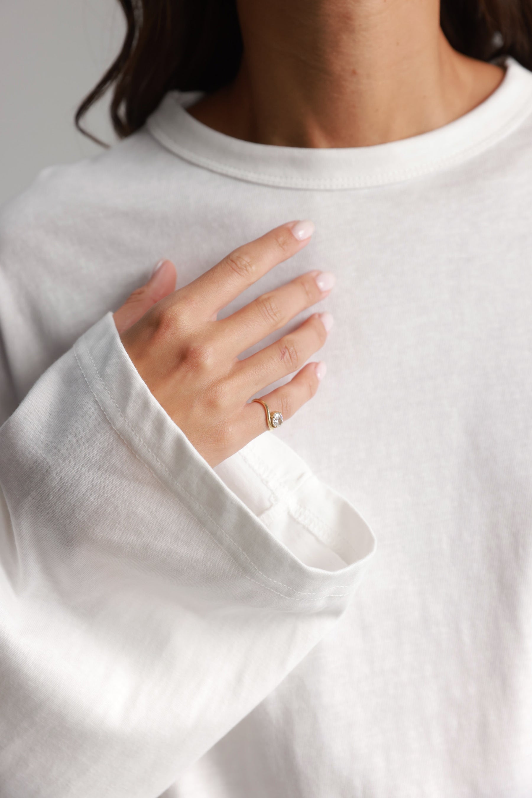 חולצת נדיה לבנה