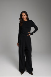 מכנסי קתרין שחורים