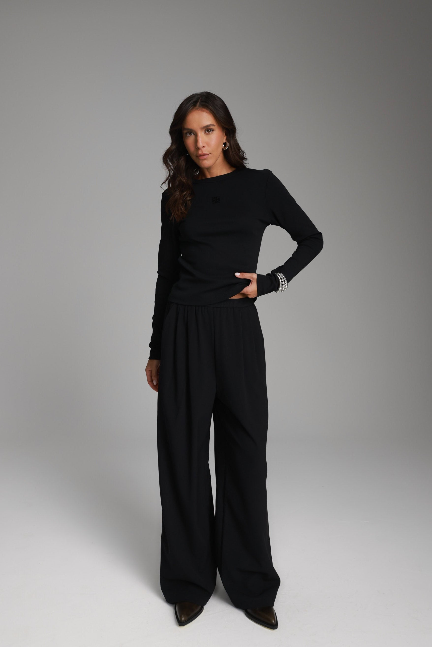 מכנסי קתרין שחורים