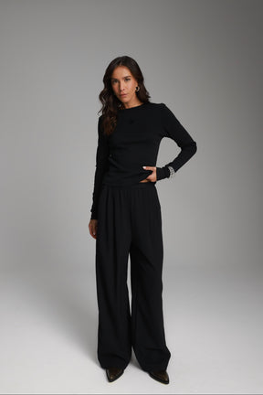 מכנסי קתרין שחורים