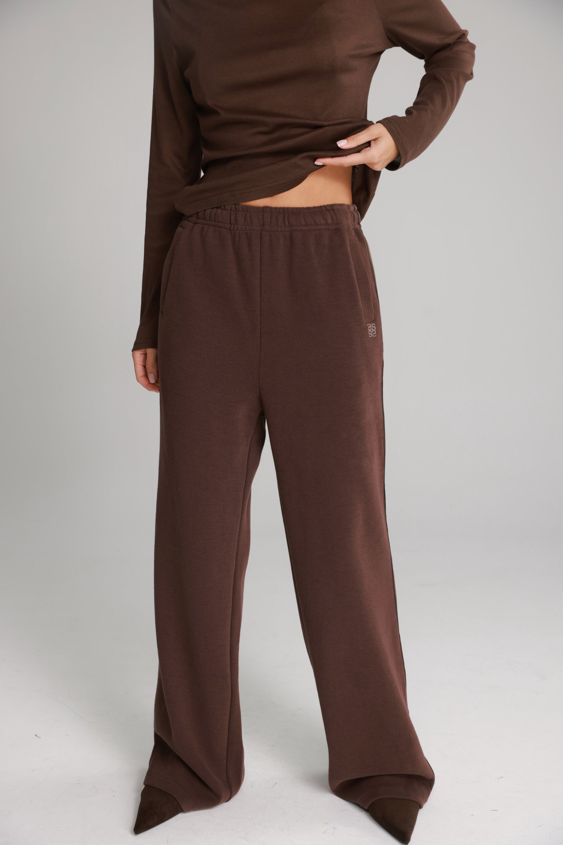 מכנסי ג'ולי חומים